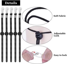 img 2 attached to 🎭 Convenient and Practical Adjustable Length Face Mask Lanyard: Keep Your Mask within Reach!