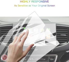img 2 attached to 📱 9H Hardness Tempered Glass Screen Protector Films for 2016-2021 Pilot Passport Navigation Display - Anti-Explosion, Scratch Resistant, HD Clear GPS LCD Touch Protective Film (2019-2021 Pilot)
