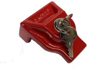 img 3 attached to 🔒 Red Aluminum Glad Hand Lock (Keyed Differently) by JENDYK GHAL-KD - 1 Pack