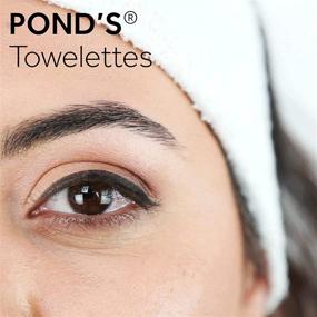 img 1 attached to Pond's Luminous Clean Moisture Towelettes: White | 28 Count - Freshen Up Your Skin with Ease!