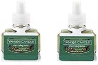 🕯️ yankee candle balsam & cedar scent plug refill pack - set of 2 bottles (2 refills) logo