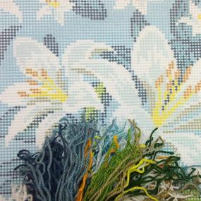 img 2 attached to Lilies Needlepoint Inches Tapestry European