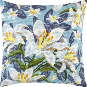 img 3 attached to Lilies Needlepoint Inches Tapestry European