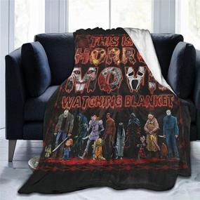 img 4 attached to Blanket Halloween Blankets Comfortable Lightweight