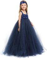 👗 malibulico handcrafted princess tutu dress for wedding and birthday photoshoots - fluffy flower girl edition logo