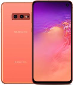 img 1 attached to 📱 Samsung Galaxy S10e Unlocked Android Cell Phone - US Version, 128GB Storage, Fingerprint & Facial Recognition, Long-Lasting Battery - Flamingo Pink