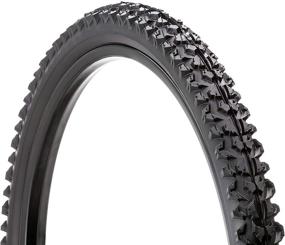 img 4 attached to 🚵 Schwinn Mountain Bike Tire Replacement - 24 x 1.95-Inch, Black Steel Bead