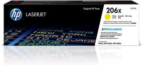 img 4 attached to 🟨 Картридж тонера HP 206X с высоким ресурсом желтого цвета (W2112X)