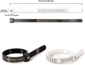img 1 attached to 💍 Accurate and Convenient Ring Sizer Set - Includes US & UK Sizes for All Rings