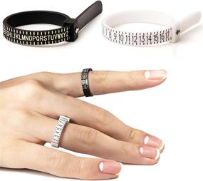 img 4 attached to 💍 Accurate and Convenient Ring Sizer Set - Includes US & UK Sizes for All Rings