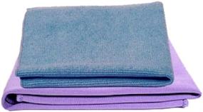 img 1 attached to Superior Cleaning Solution: Norwex Basic Package - Microfiber Antibacterial Cloths for Crystal Clear Windows & Dust-Free Homes (Blue Envirocloth and Purple Window Cloth)