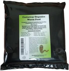 img 2 attached to 🪱 Premium Castaway Organics 2 lbs Worm Feed: Optimal Nutrition for Composting and Bait Worms