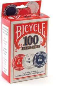 img 1 attached to 🚴 Bicycle Poker Chips - 100 count with 3 colors (2 Pack): Quality and Versatility combined!