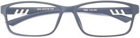 img 4 attached to 👓 Blue Light Blocking Reading Glasses Men Women | Rectangle Eyeglasses Frame | Computer Magnification Reader | Matt Black +1.50