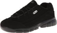 fila homestown metallic silver training shoes logo