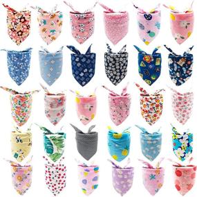 img 4 attached to JpGdn Bandanas Kerchief Washable Accessories