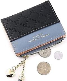 img 1 attached to 👛 Women's Handbags & Wallets: Stylish Compact Clutch with Zipper Holder