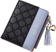 👛 women's handbags & wallets: stylish compact clutch with zipper holder logo