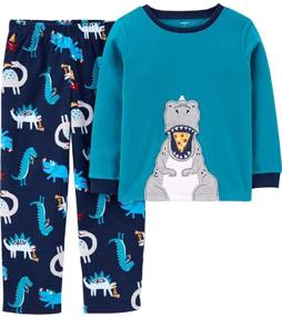 img 1 attached to 👕 Carter's Boys' 2 Piece Fleece Set 347g178