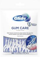 🦷 glide pro-health advanced floss picks - pack of 3, 30 ea – strong dental cleaning with ease logo