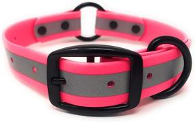 img 4 attached to 🐶 Regal Dog Products Pink Reflective Waterproof Hunting Dog Collar - Sizes for Small, Medium and Large Dogs (Medium - Fits 13 to 19 Inches)