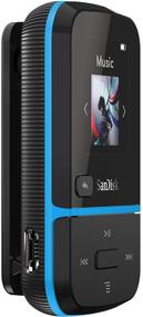img 2 attached to 🔵 SanDisk Clip Sport Go 16GB MP3 Player, Blue - LED Screen, FM Radio, and SD Card Expansion - SDMX30-016G-G46B