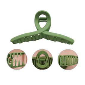 img 3 attached to Effortless Style: TODEROY Hair Claw Clips for Thick Hair – Perfect Hair Barrette Clamps for Women and Girls