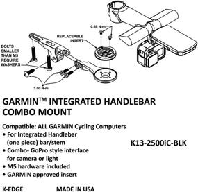 img 1 attached to 💯 Maximize Efficiency and Organization with the K-Edge Integrated Handlebar System Mount