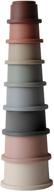 игрушка mushie stacking cups: оригинальный дизайн, сделано в дании - исследуй бесконечное удовольствие от складывания! логотип