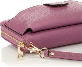 img 1 attached to 👜 Amazon Essentials Women's Wristlet Wallet: Cell Phone Pocket & Removable Cross-Body Strap!