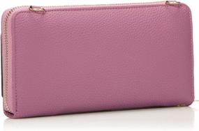 img 3 attached to 👜 Amazon Essentials Women's Wristlet Wallet: Cell Phone Pocket & Removable Cross-Body Strap!