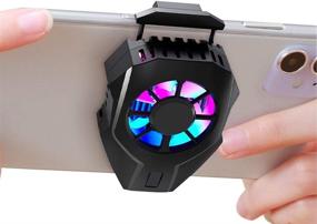 img 4 attached to ❄️ Portable Phone Cooling Fan with Semiconductor Refrigeration - Ideal for Android iOS Games, Enhances Radiator Function