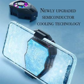img 3 attached to ❄️ Portable Phone Cooling Fan with Semiconductor Refrigeration - Ideal for Android iOS Games, Enhances Radiator Function
