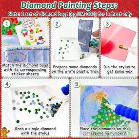 img 2 attached to Christmas Diamond Painting Stickers Crafts