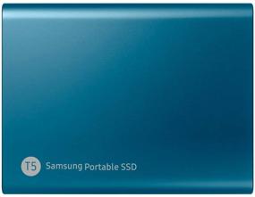 img 3 attached to 💙 Sleek Samsung T5 500GB USB 3.1 Portable SSD: Ultra-Fast, Compact, and Stylish (Blue)
