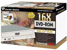 img 4 attached to 🖥️ Усовершенствуйте свой опыт работы на ПК с внутренним IDE DVD-ROM приводом Pacific Digital U-30115 16x