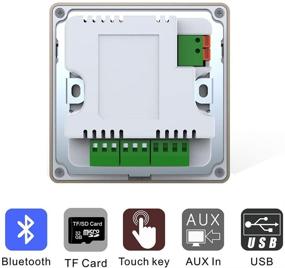 img 3 attached to 🎵 Домашний театр HELMER Bluetooth Stereo Amplifier - Премиум аудиосистема для дома