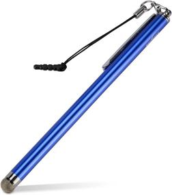 img 1 attached to 💙 BoxWave Stylus Pen for Dell Venue Pro - EverTouch Slimline Capacitive Stylus in Lunar Blue