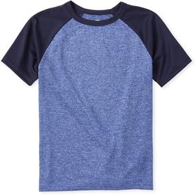 img 1 attached to Versatile Boys' Marled Raglan Performance Top by The Children's Place: Mix and Match Fun!