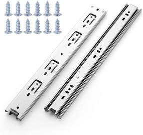 img 4 attached to 🗄️ Smooth-Glide Extension Drawer Slides with High-Performance Ball Bearings