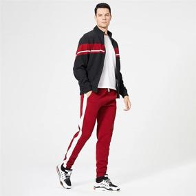 img 1 attached to 👕 Runcati Men's Sweatshirt and Joggers Set: Stylish Hoodies and Jogging Pants Combo for Sports and Casual Wear