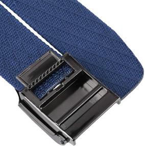 img 3 attached to 🌙 Moonsix Solid Nylon Military Belts - Men's Accessories for Enhanced Belt Durability