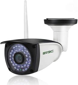 img 4 attached to 📷 SV3C WiFi Camera Outdoor, 1080P Onvif Two Way Audio Security Camera with Motion Detection, IP Cameras with 36pcs IR LED Night Vision, Surveillance Alarm Cam for Indoor Outdoor - Supports Max 128GB SD Card