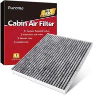 🔝 enhanced performance puroma cabin air filter: activated charcoal layer replacement for hyundai, chevrolet, gmc, saturn - cp819, cf11819 logo