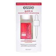 💅 essie quick-e drying drops top coat nail polish finisher, 0.46 fl. oz. logo