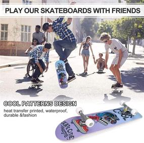 img 2 attached to Skateboards Beginners Complete Skateboard Canadian Sports & Fitness