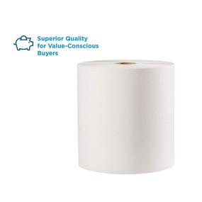 img 2 attached to 🧻 Pacific Blue Select 7.875" Premium 2-Ply Paper Towel Rolls by GP PRO: White, 28000 Total Sheets, 350 ft/roll, 12 Rolls/Case