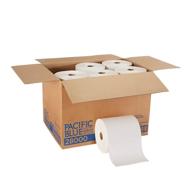 🧻 pacific blue select 7.875" premium 2-ply paper towel rolls by gp pro: white, 28000 total sheets, 350 ft/roll, 12 rolls/case logo