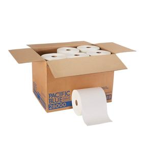 img 4 attached to 🧻 Pacific Blue Select 7.875" Premium 2-Ply Paper Towel Rolls by GP PRO: White, 28000 Total Sheets, 350 ft/roll, 12 Rolls/Case