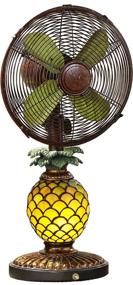 img 3 attached to DecoBREEZE Oscillating Tiffany Circulator Pineapple